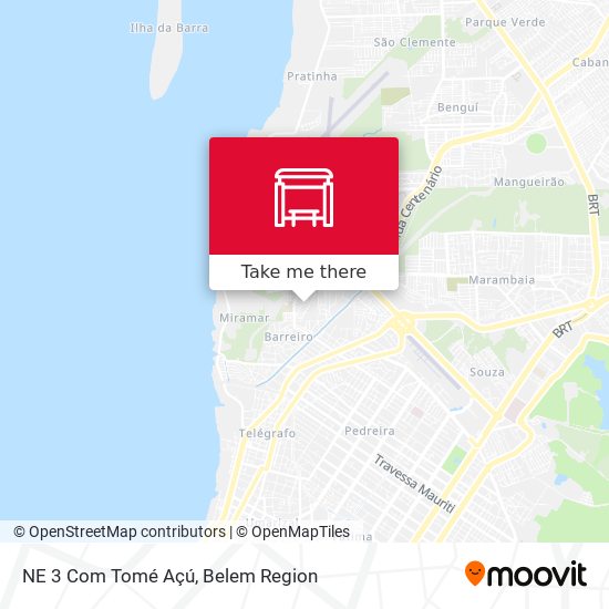 NE 3 Com Tomé Açú map