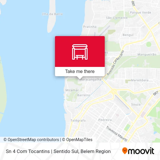 Sn 4 Com Tocantins | Sentido Sul map