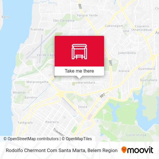 Rodolfo Chermont Com Santa Marta map