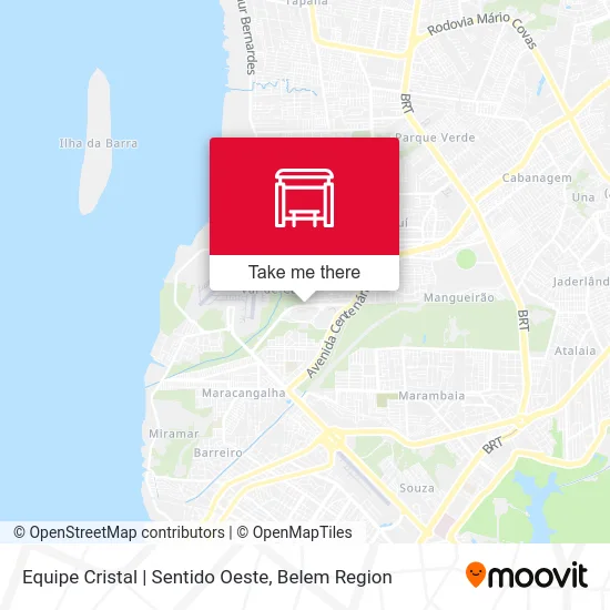 Equipe Cristal | Sentido Oeste map