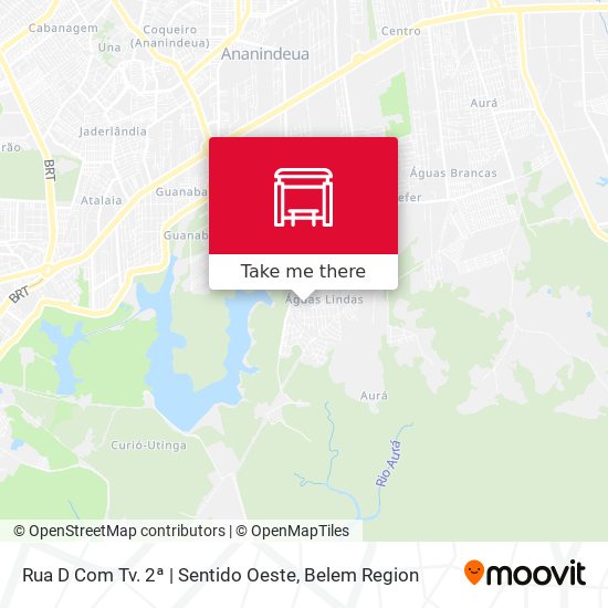 Rua D Com Tv. 2ª | Sentido Oeste map