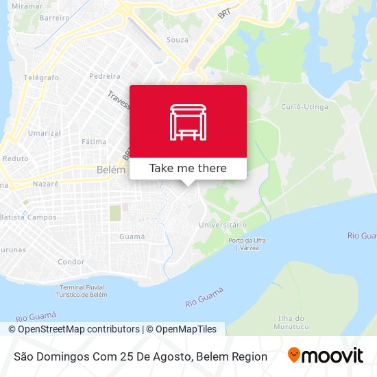 São Domingos Com 25 De Agosto map