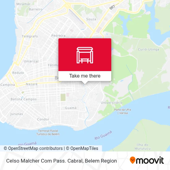 Celso Malcher Com Pass. Cabral map
