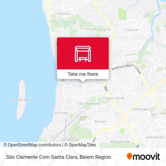 São Clemente Com Santa Clara map