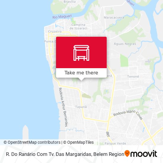 R. Do Ranário Com Tv. Das Margaridas map