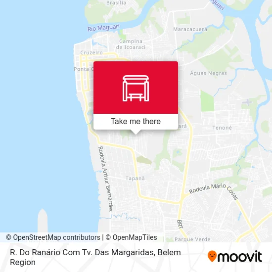 R. Do Ranário Com Tv. Das Margaridas map