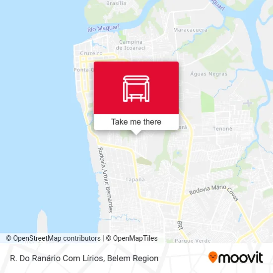 R. Do Ranário Com Lírios map