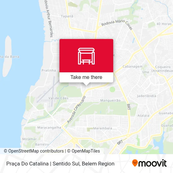 Praça Do Catalina | Sentido Sul map