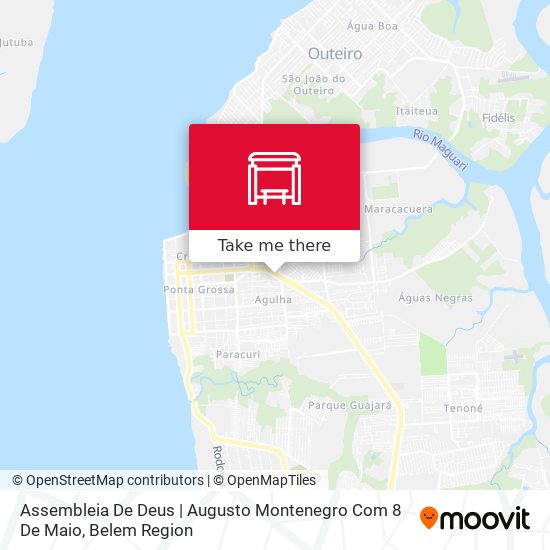 Mapa Assembleia De Deus | Augusto Montenegro Com 8 De Maio