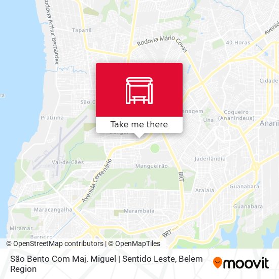 São Bento Com Maj. Miguel | Sentido Leste map
