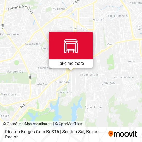 Ricardo Borges Com Br-316 | Sentido Sul map