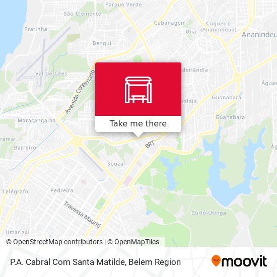 P.A. Cabral Com Santa Matilde map