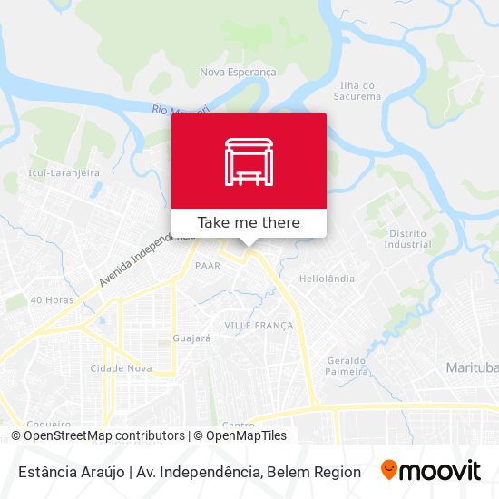 Estância Araújo | Av. Independência map