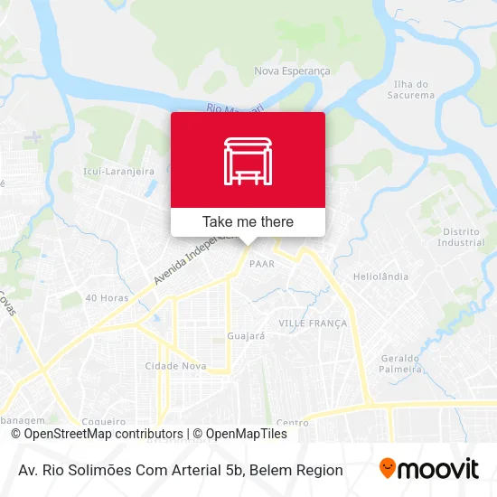 Av. Rio Solimões Com Arterial 5b map