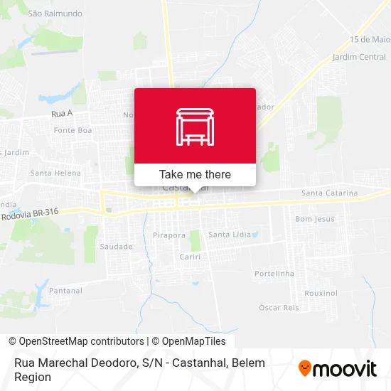 Rua Marechal Deodoro, S / N - Castanhal map