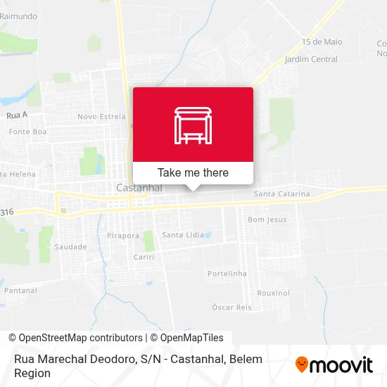 Rua Marechal Deodoro, S / N - Castanhal map