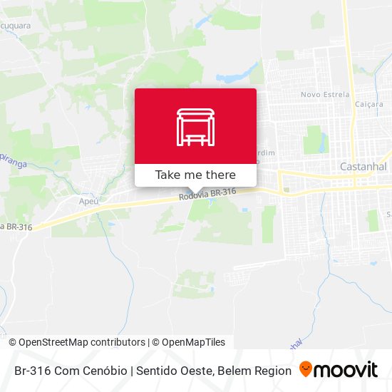 Br-316 Com Cenóbio | Sentido Oeste map
