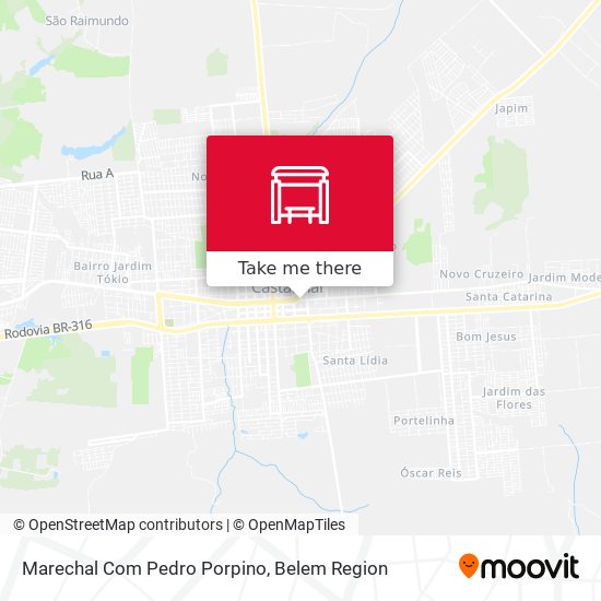 Marechal Com Pedro Porpino map