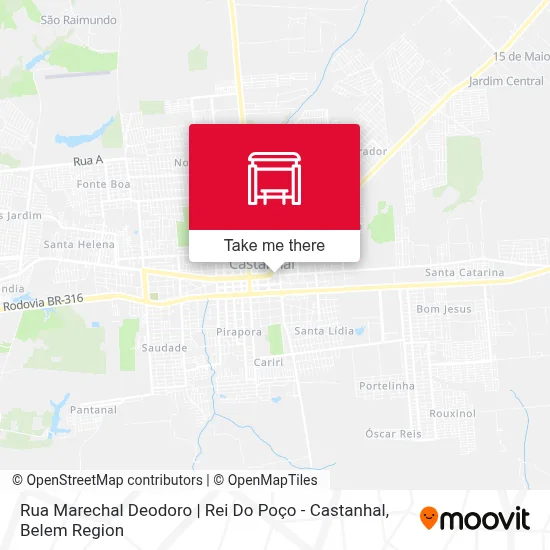 Rua Marechal Deodoro | Rei Do Poço - Castanhal map