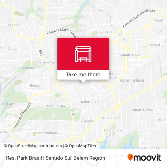 Res. Park Brasil | Sentido Sul map