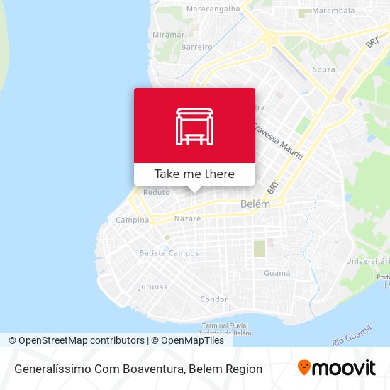 Generalíssimo Com Boaventura map