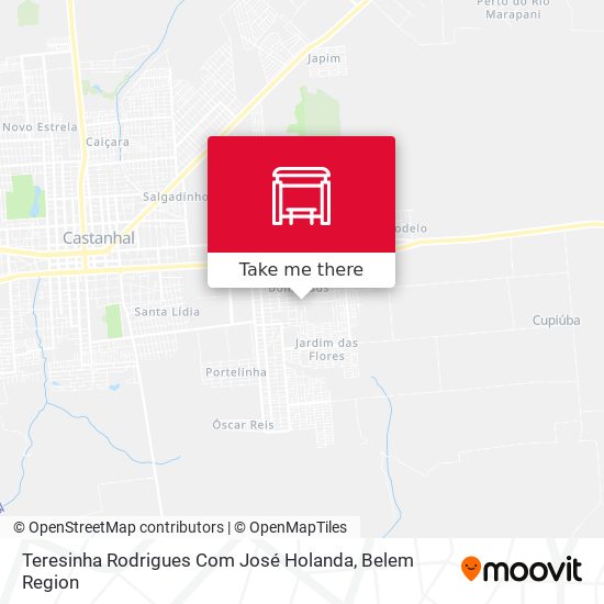 Teresinha Rodrigues Com José Holanda map
