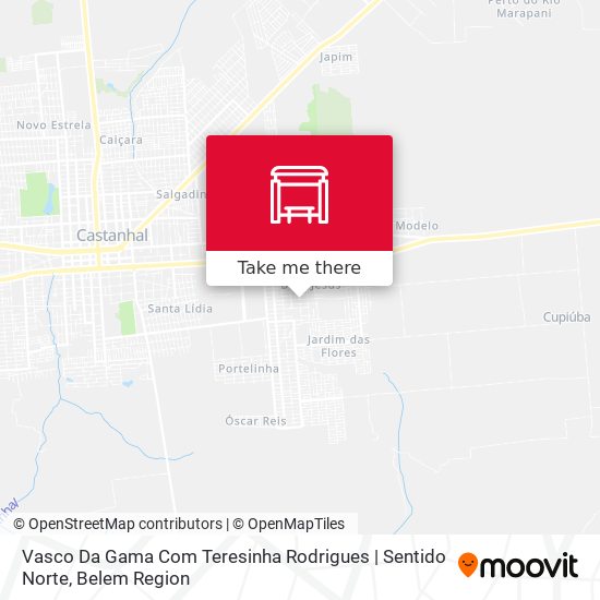 Vasco Da Gama Com Teresinha Rodrigues | Sentido Norte map