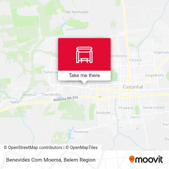 Benevides Com Moema map