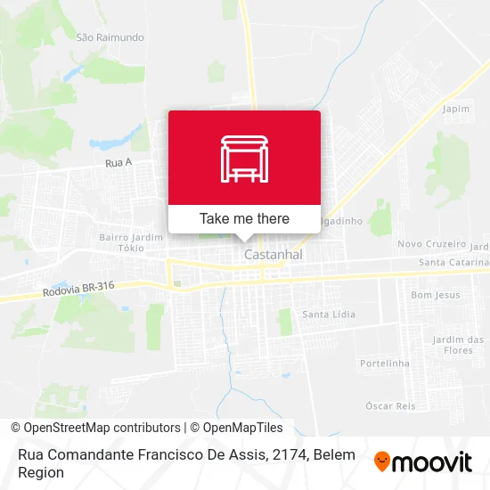 Rua Comandante Francisco De Assis, 2174 map