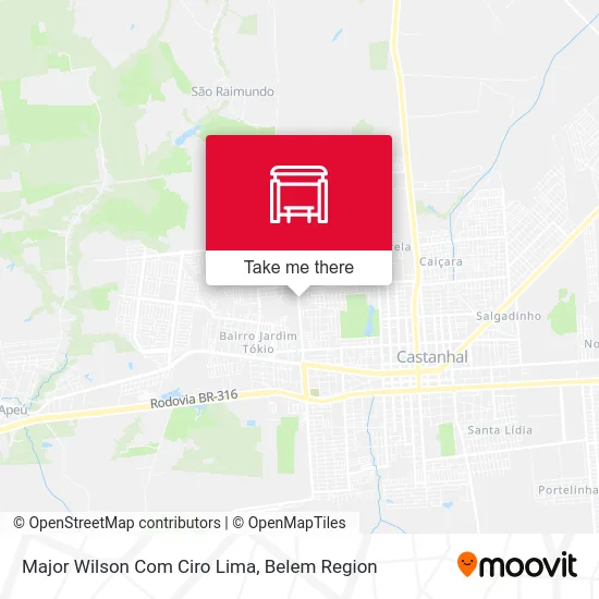 Major Wilson Com Ciro Lima map