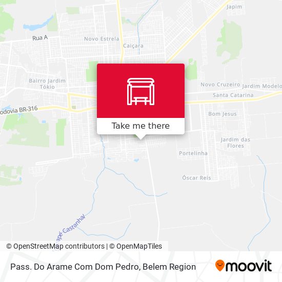 Pass. Do Arame Com Dom Pedro map