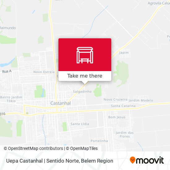 Uepa Castanhal | Sentido Norte map