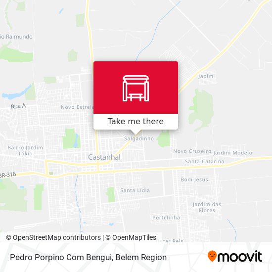 Pedro Porpino Com Bengui map