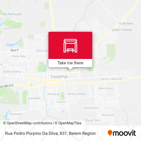 Rua Pedro Porpino Da Silva, 831 map