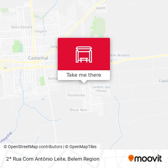 2ª Rua Com Antônio Leite map