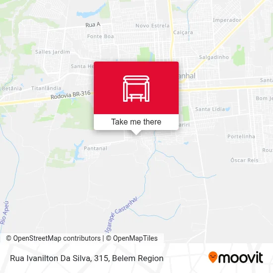 Rua Ivanilton Da Silva, 315 map