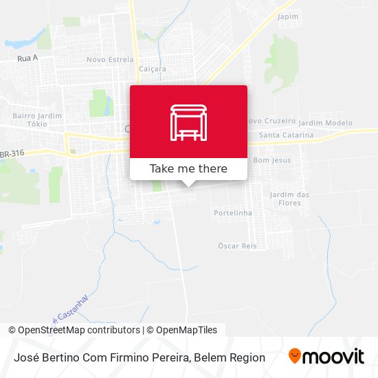 José Bertino Com Firmino Pereira map