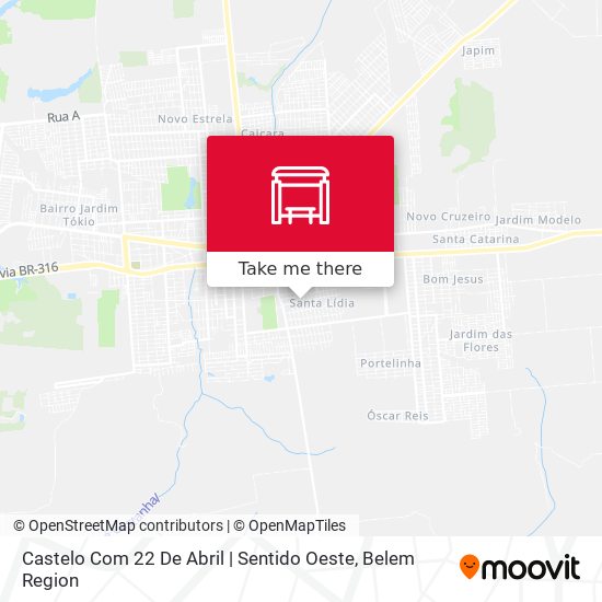 Castelo Com 22 De Abril | Sentido Oeste map