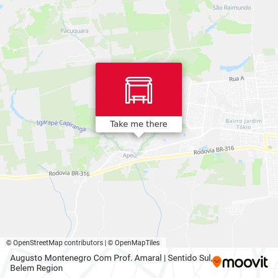 Augusto Montenegro Com Prof. Amaral | Sentido Sul map