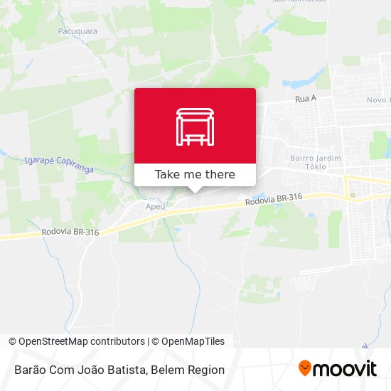 Barão Com João Batista map