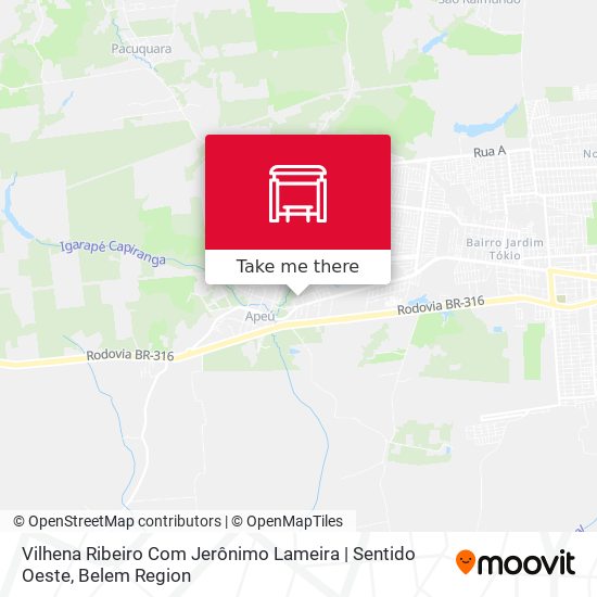 Vilhena Ribeiro Com Jerônimo Lameira | Sentido Oeste map