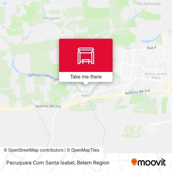 Pacuquara Com Santa Isabel map