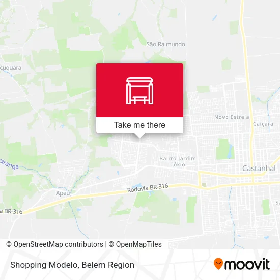Shopping Modelo map