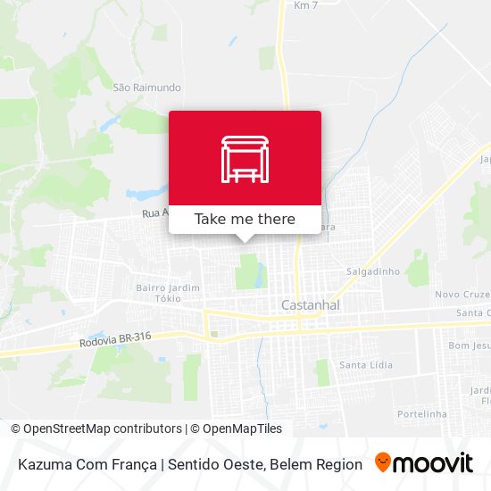 Kazuma Com França | Sentido Oeste map