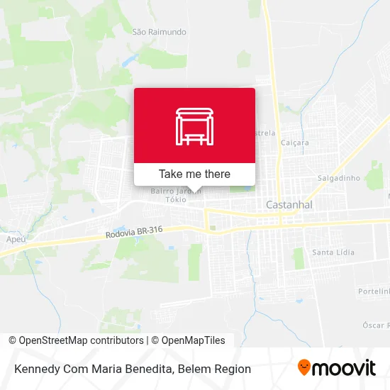 Kennedy Com Maria Benedita map