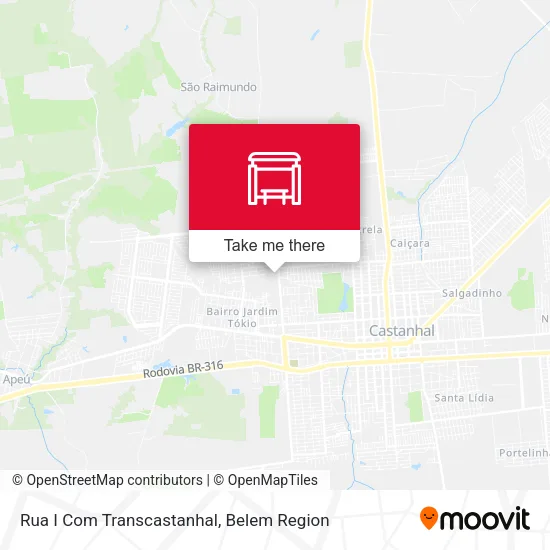 Rua I Com Transcastanhal map