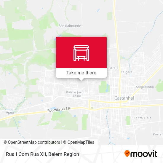 Rua I Com Rua XII map