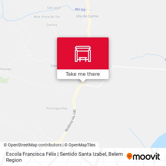 Escola Francisca Félix | Sentido Santa Izabel map
