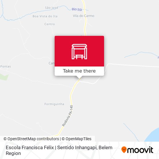 Escola Francisca Félix | Sentido Inhangapi map