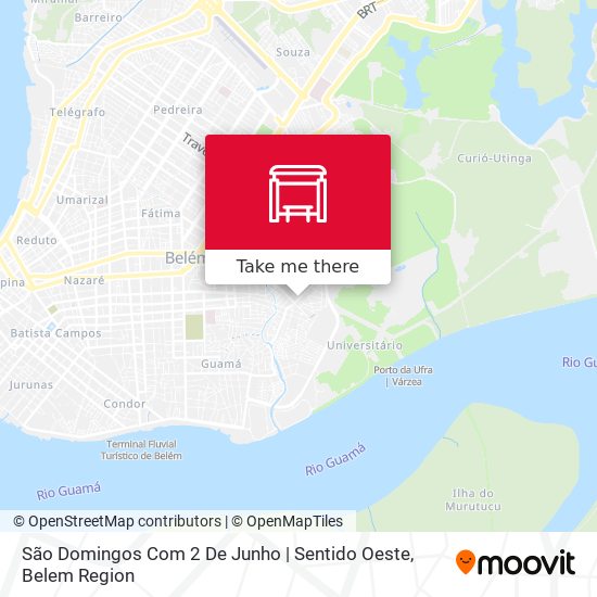 São Domingos Com 2 De Junho | Sentido Oeste map